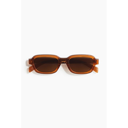 H & M - Owalne okulary przeciwsłoneczne - Beżowy ze sklepu H&M w kategorii Okulary przeciwsłoneczne męskie - zdjęcie 172407742