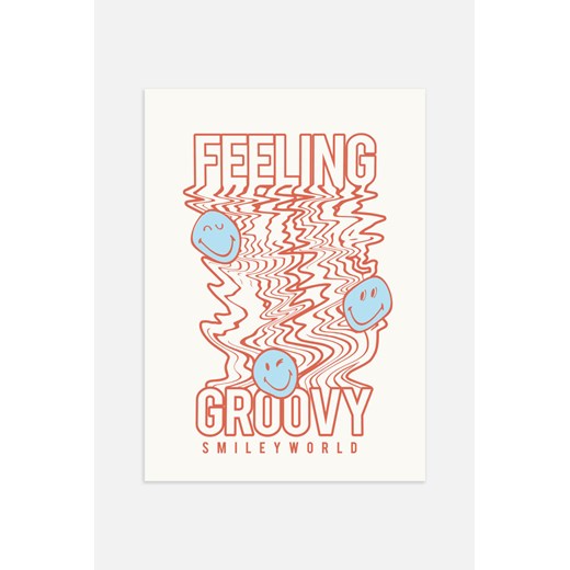 H & M - Feeling Groovy Plakat - Pomarańczowy ze sklepu H&M w kategorii Plakaty - zdjęcie 172407764