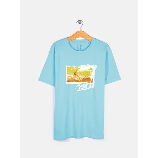 GATE Bawełniana koszulka z nadrukiem S ze sklepu gateshop w kategorii T-shirty męskie - zdjęcie 172409941