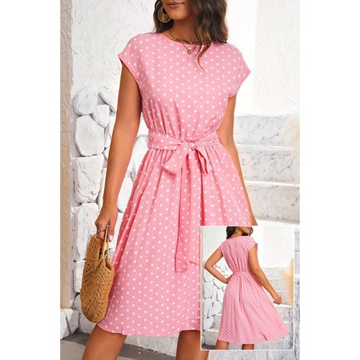 Sukienka TRINOLSA PINK ze sklepu Ivet Shop w kategorii Sukienki - zdjęcie 172410070