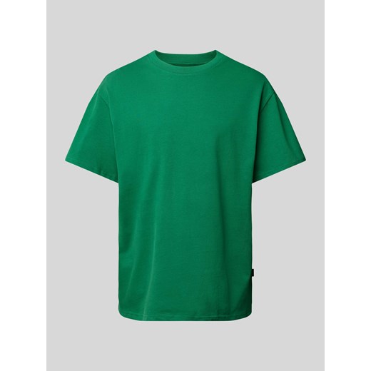 T-shirt z prążkowanym,okrągłym dekoltem model ‘HARVEY’ ze sklepu Peek&Cloppenburg  w kategorii T-shirty męskie - zdjęcie 172410090