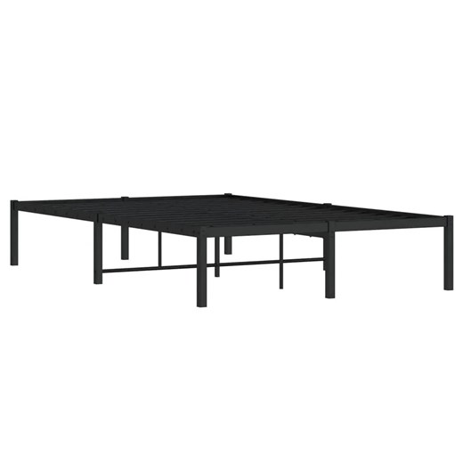 Czarne metalowe łóżko 120x200 cm - Dafines Elior One Size Edinos.pl