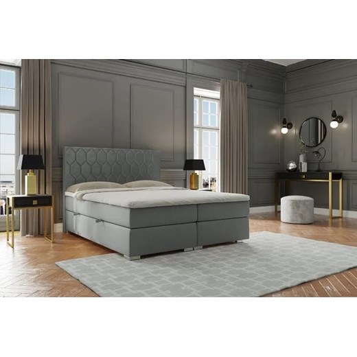 Pojedyncze łóżko boxspring Kallis 80x200 - 40 kolorów Elior One Size promocja Edinos.pl