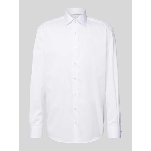 Koszula biznesowa o kroju comfort fit z kołnierzykiem typu kent ze sklepu Peek&Cloppenburg  w kategorii Koszule męskie - zdjęcie 172412054