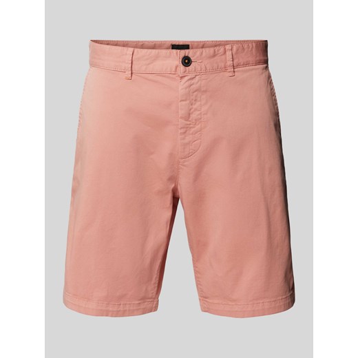 Szorty chinosy o kroju slim fit ze szlufkami na pasek ze sklepu Peek&Cloppenburg  w kategorii Spodenki męskie - zdjęcie 172412152