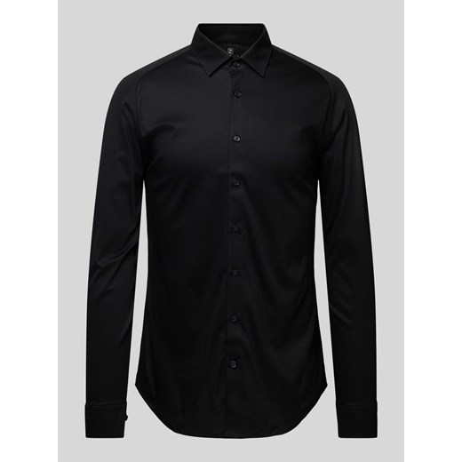 Koszula biznesowa o kroju slim fit z kołnierzykiem typu kent ze sklepu Peek&Cloppenburg  w kategorii Koszule męskie - zdjęcie 172412212