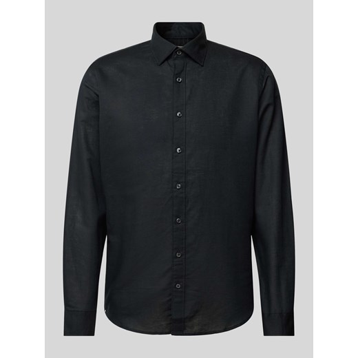 Koszula biznesowa o kroju slim fit z kołnierzykiem typu kent ze sklepu Peek&Cloppenburg  w kategorii Koszule męskie - zdjęcie 172412253