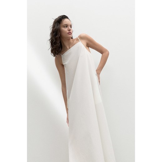 Sukienka Ecoalf w serek biała 