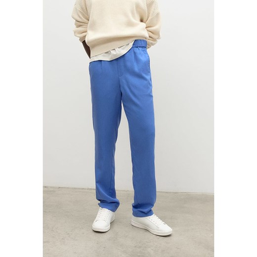 Ecoalf Spodnie w kolorze niebieskim ze sklepu Limango Polska w kategorii Spodnie damskie - zdjęcie 172413384