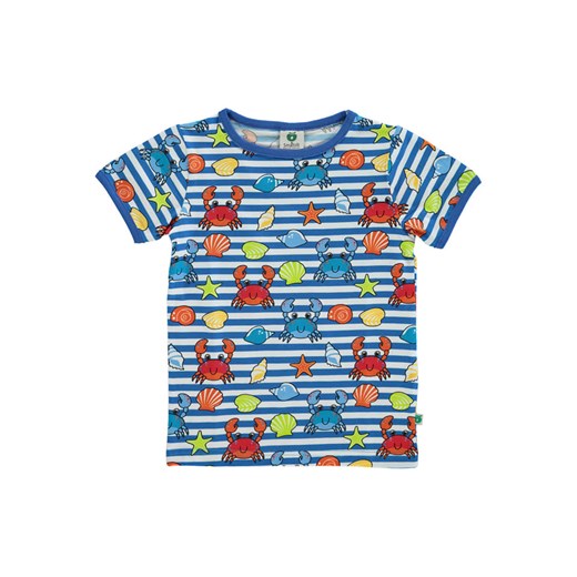 Småfolk Koszulka w kolorze niebieskim ze wzorem ze sklepu Limango Polska w kategorii T-shirty chłopięce - zdjęcie 172413642