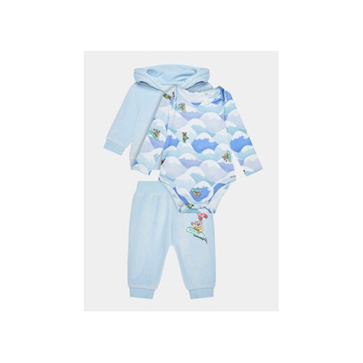 Guess Komplet dziecięcy P3BG09 KAVN0 Błękitny Regular Fit ze sklepu MODIVO w kategorii Komplety niemowlęce - zdjęcie 172415613