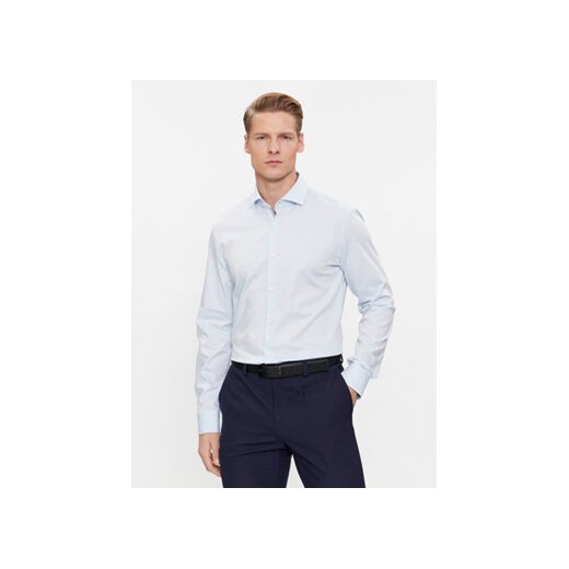 Hugo Koszula Kery 50508303 Błękitny Slim Fit ze sklepu MODIVO w kategorii Koszule męskie - zdjęcie 172415660