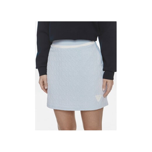 Guess Spódnica mini Cheri V4RD01 KBSL0 Błękitny Regular Fit ze sklepu MODIVO w kategorii Spódnice - zdjęcie 172415663