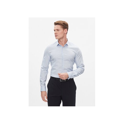 Calvin Klein Koszula K10K112301 Błękitny Slim Fit ze sklepu MODIVO w kategorii Koszule męskie - zdjęcie 172415701