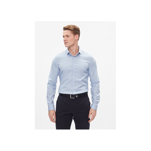 Calvin Klein Koszula K10K112305 Błękitny Slim Fit ze sklepu MODIVO w kategorii Koszule męskie - zdjęcie 172415762