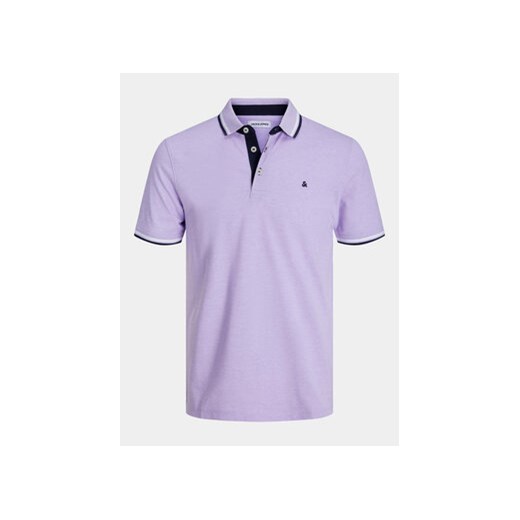 T-shirt męski Jack & Jones fioletowy