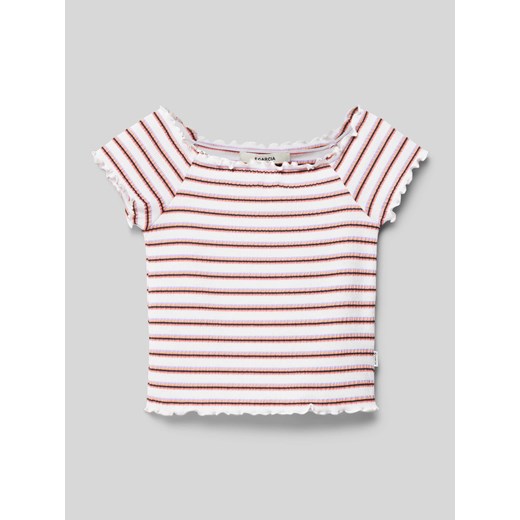 T-shirt w paski ze sklepu Peek&Cloppenburg  w kategorii Bluzki dziewczęce - zdjęcie 172416840