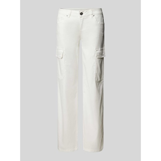 Spodnie materiałowe z nakładanymi kieszeniami model ‘AMY’ ze sklepu Peek&Cloppenburg  w kategorii Spodnie damskie - zdjęcie 172416894