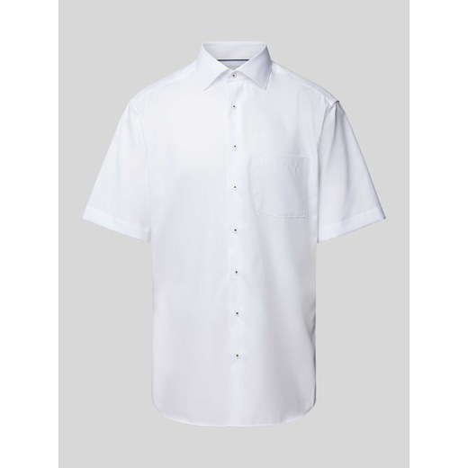 Koszula biznesowa o kroju modern fit ze wzorem na całej powierzchni ze sklepu Peek&Cloppenburg  w kategorii Koszule męskie - zdjęcie 172417070