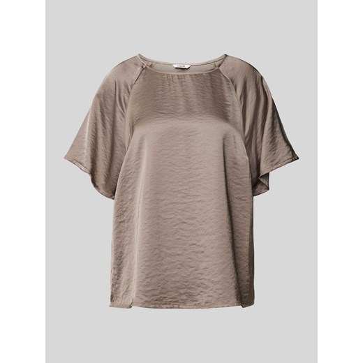 Bluzka z efektem marszczenia model ‘Damik’ ze sklepu Peek&Cloppenburg  w kategorii Bluzki damskie - zdjęcie 172417103
