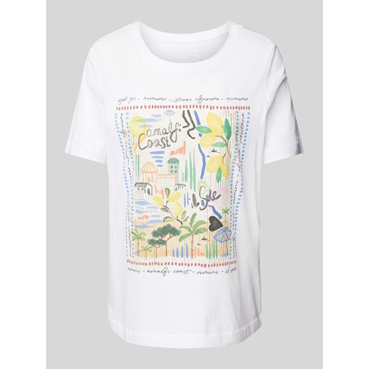 T-shirt z nadrukowanym motywem ze sklepu Peek&Cloppenburg  w kategorii Bluzki damskie - zdjęcie 172417310