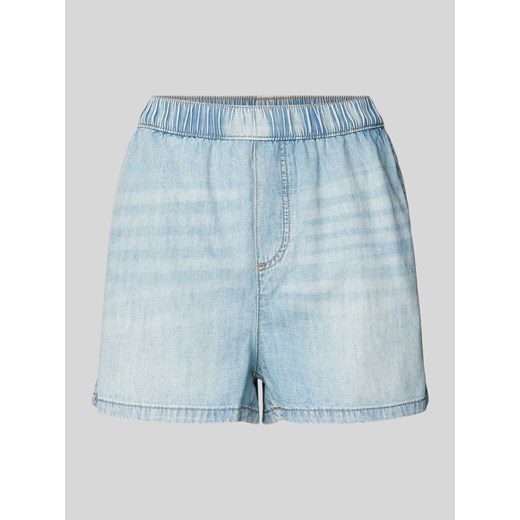 Szorty jeansowe o kroju regular fit z elastycznym pasem ze sklepu Peek&Cloppenburg  w kategorii Szorty - zdjęcie 172417480
