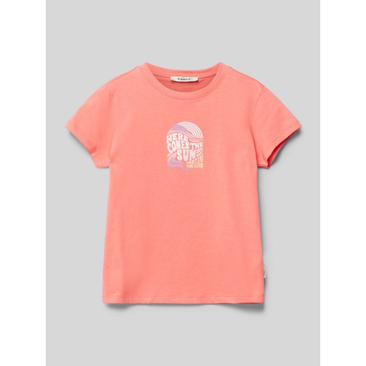 T-shirt z nadrukowanym motywem ze sklepu Peek&Cloppenburg  w kategorii Bluzki dziewczęce - zdjęcie 172417603