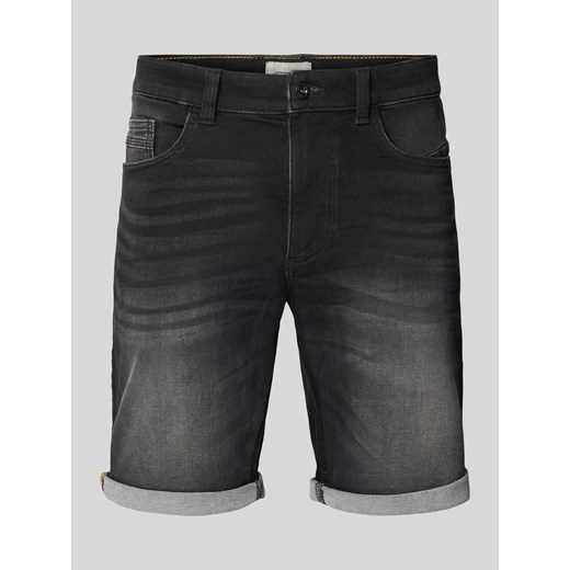 Szorty jeansowe o kroju slim fit z 5 kieszeniami ze sklepu Peek&Cloppenburg  w kategorii Spodenki męskie - zdjęcie 172417690