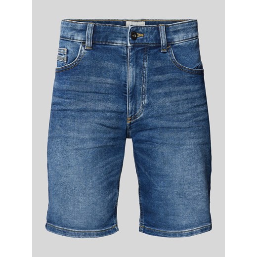 Szorty jeansowe o kroju slim fit z 5 kieszeniami ze sklepu Peek&Cloppenburg  w kategorii Spodenki męskie - zdjęcie 172417794