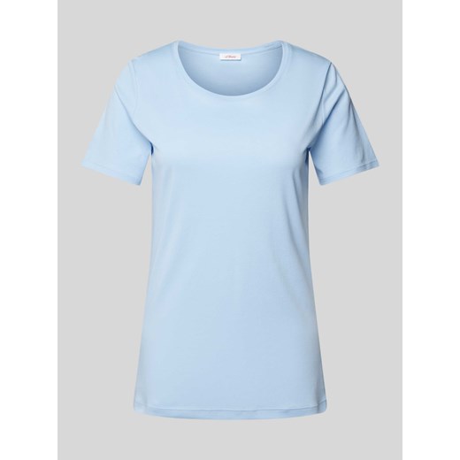 T-shirt w jednolitym kolorze ze sklepu Peek&Cloppenburg  w kategorii Bluzki damskie - zdjęcie 172417981