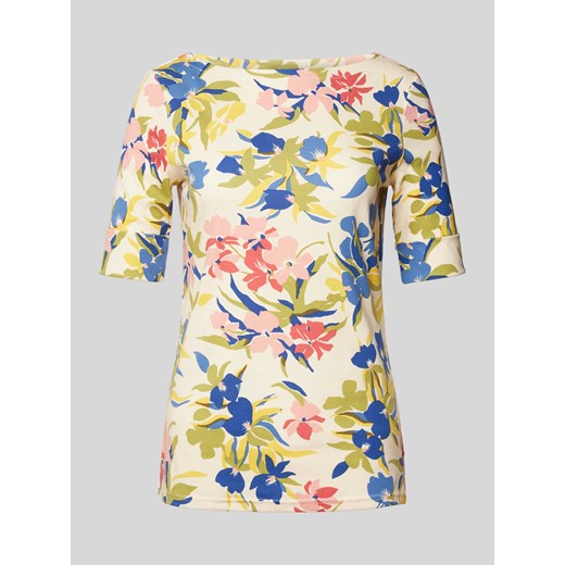 T-shirt z kwiatowym nadrukiem na całej powierzchni model ‘JUDY’ ze sklepu Peek&Cloppenburg  w kategorii Bluzki damskie - zdjęcie 172418023