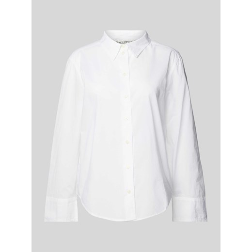 Bluzka koszulowa z wykładanym kołnierzem ze sklepu Peek&Cloppenburg  w kategorii Koszule damskie - zdjęcie 172418121