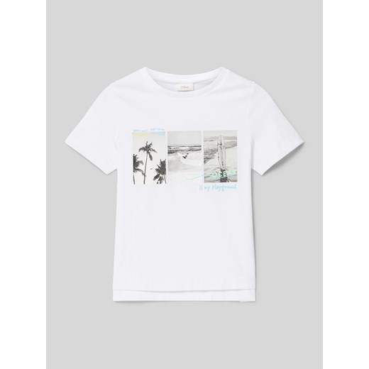 T-shirt z nadrukowanym motywem ze sklepu Peek&Cloppenburg  w kategorii T-shirty chłopięce - zdjęcie 172418382