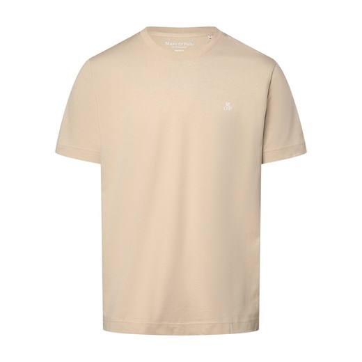 Marc O'Polo Koszulka męska Mężczyźni Bawełna beżowy jednolity ze sklepu vangraaf w kategorii T-shirty męskie - zdjęcie 172420444
