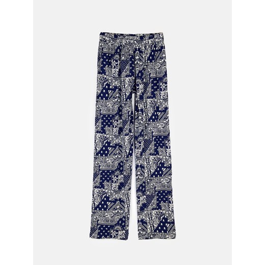 GATE Szerokie spodnie z wiskozy 34 ze sklepu gateshop w kategorii Spodnie damskie - zdjęcie 172420553