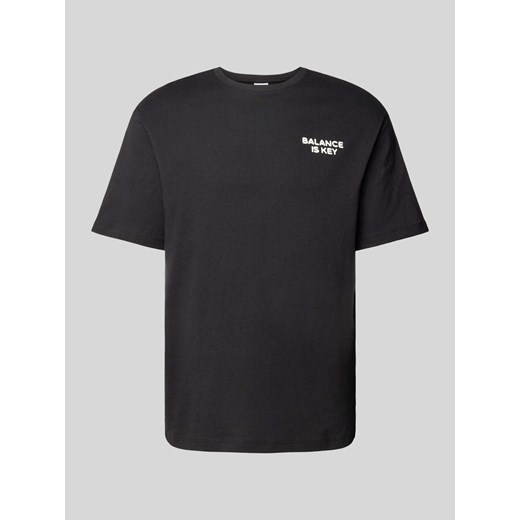 T-shirt z nadrukiem ze sloganem ze sklepu Peek&Cloppenburg  w kategorii T-shirty męskie - zdjęcie 172420670