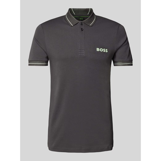 Koszulka polo z nadrukiem z logo model ‘Paule’ ze sklepu Peek&Cloppenburg  w kategorii T-shirty męskie - zdjęcie 172422152