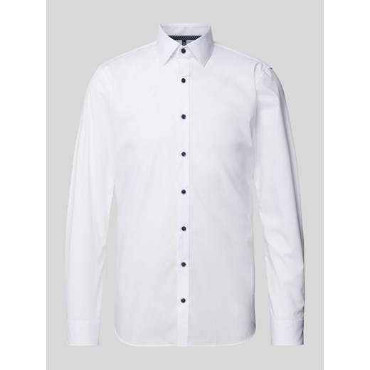 Koszula biznesowa o kroju super slim fit z kołnierzykiem under typu button down ze sklepu Peek&Cloppenburg  w kategorii Koszule męskie - zdjęcie 172422261