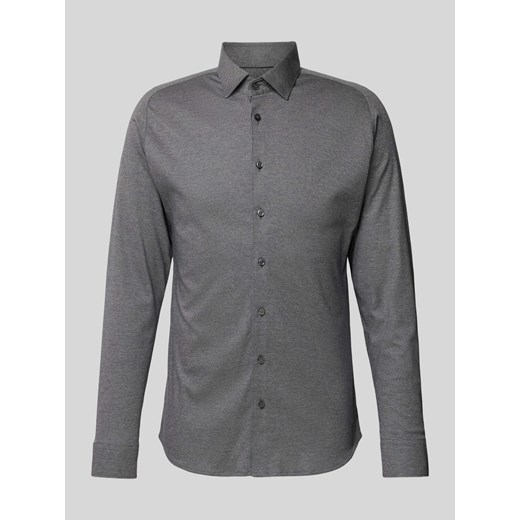 Koszula biznesowa o kroju slim fit z bawełny ze sklepu Peek&Cloppenburg  w kategorii Koszule męskie - zdjęcie 172422340