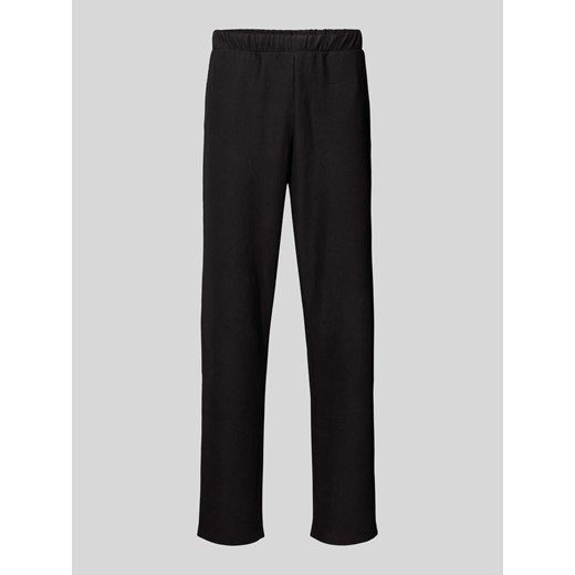 Spodnie materiałowe o kroju regular fit z efektem prążkowania ze sklepu Peek&Cloppenburg  w kategorii Spodnie męskie - zdjęcie 172422354