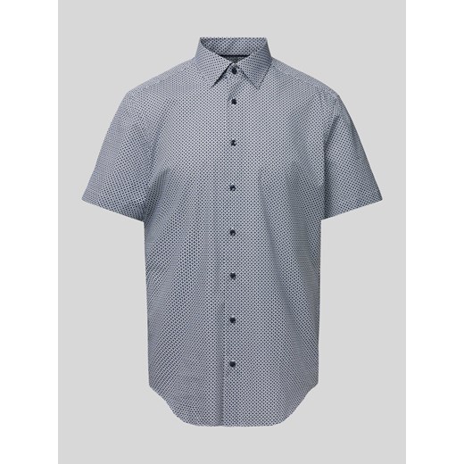 Koszula biznesowa o kroju regular fit ze wzorem na całej powierzchni ze sklepu Peek&Cloppenburg  w kategorii Koszule męskie - zdjęcie 172422400