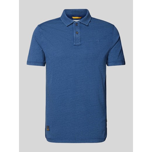 Koszulka polo o kroju slim fit z delikatnie fakturowanym wzorem ze sklepu Peek&Cloppenburg  w kategorii T-shirty męskie - zdjęcie 172422431