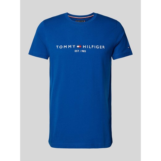 T-shirt z nadrukiem z logo ze sklepu Peek&Cloppenburg  w kategorii T-shirty męskie - zdjęcie 172422512