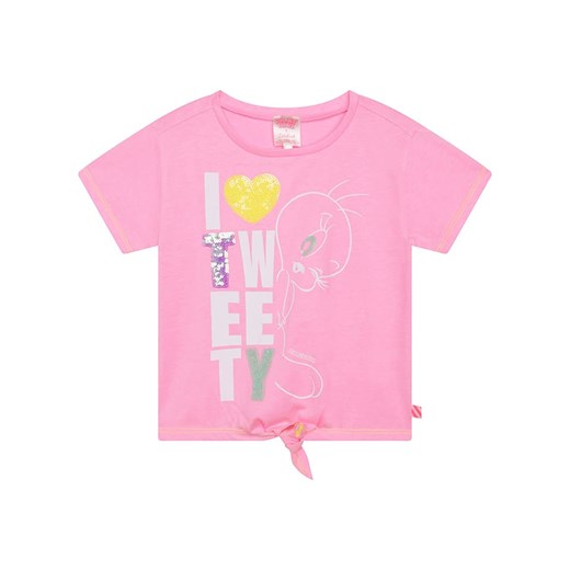 Billieblush Koszulka w kolorze różowym ze sklepu Limango Polska w kategorii Bluzki dziewczęce - zdjęcie 172422611