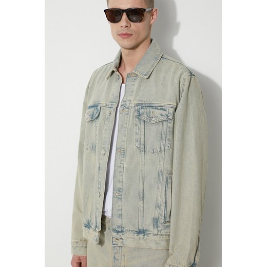 Samsoe Samsoe kurtka jeansowa męska kolor niebieski przejściowa oversize ze sklepu PRM w kategorii Kurtki męskie - zdjęcie 172422881