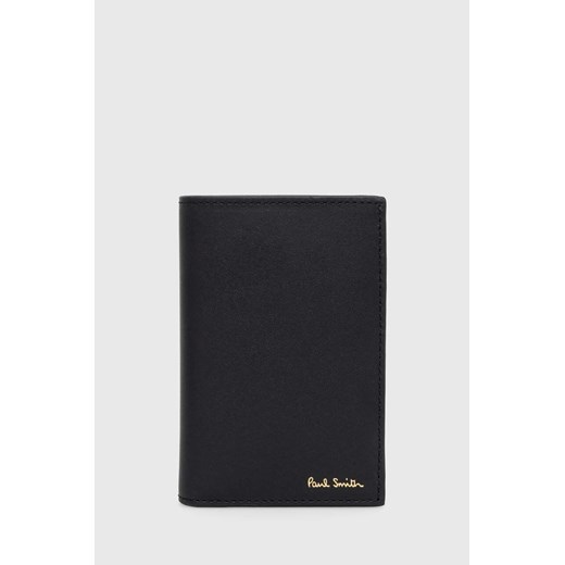 Paul Smith portfel skórzany kolor czarny M1A-4774-BMULTI ze sklepu PRM w kategorii Portfele damskie - zdjęcie 172423162