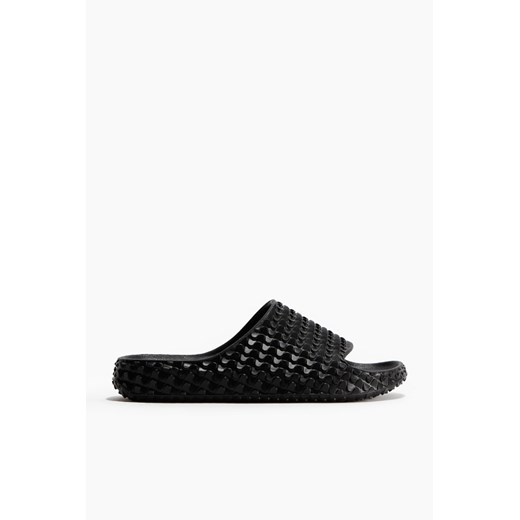 H & M - Masywne klapki - Czarny H & M 44 H&M