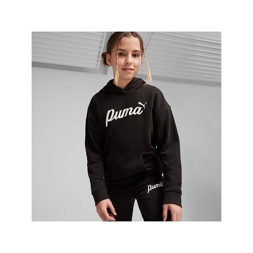 Puma Bluza &quot;ESS+ Script&quot; w kolorze czarnym ze sklepu Limango Polska w kategorii Bluzy dziewczęce - zdjęcie 172424064