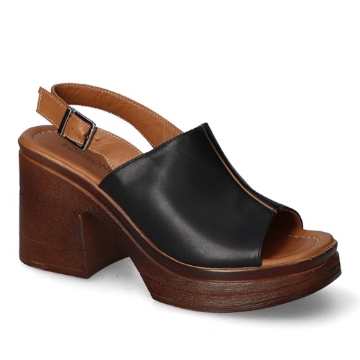 Sandały Bombonella 123.68/D1 Czarne lico ze sklepu Arturo-obuwie w kategorii Sandały damskie - zdjęcie 172424653