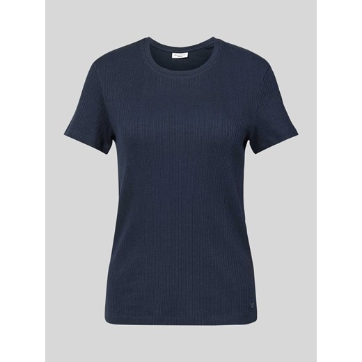 T-shirt z efektem prążkowania ze sklepu Peek&Cloppenburg  w kategorii Bluzki damskie - zdjęcie 172424904
